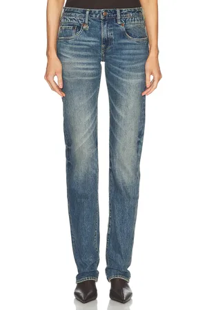 R13 Tobi Boy Straight in - Denim-Dark. Size 31 (also in ).