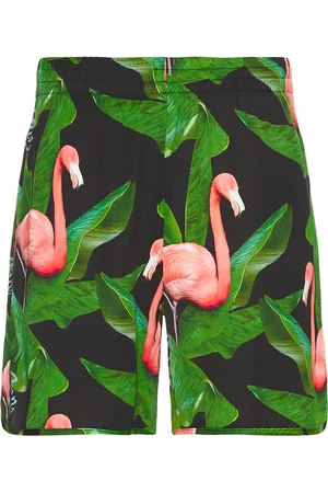 BLUE SKY INN Flamingo Swim Shorts in - . Size L (also in S, XL/1X).