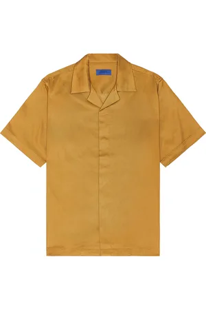 Saturdays NYC York Camp Collar Short Sleeve Shirt in - Brown. Size S (also in ).