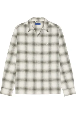 Saturdays NYC Mickey Cotton Linen Long Sleeve Shirt in - . Size M (also in S, XL/1X).