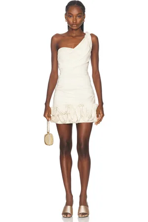 RACHEL GILBERT Ochre Mini Dress in - Cream. Size 0 (also in 3, 4).