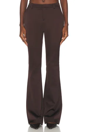 SER.O.YA Elvira Flare Trouser in - Brown. Size 6 (also in 8).