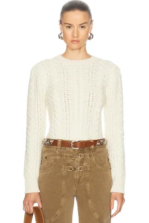 Isabel Marant Otilia Sweater in - Cream. Size 34 (also in 36, 38, 40, 42).