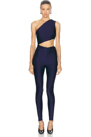 The Andamane Poppy Cut Out Jumpsuit in - Navy. Size L (also in ).