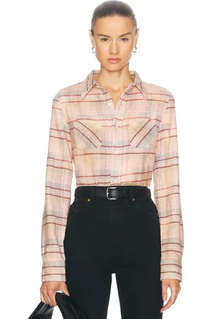 R13 Shrunken Workshirt in - Blush. Size XS (also in ).