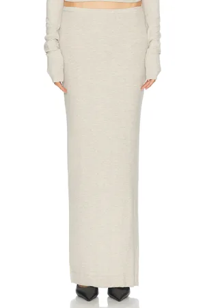 ÉTERNE Emma Skirt in - Beige. Size L (also in XL).