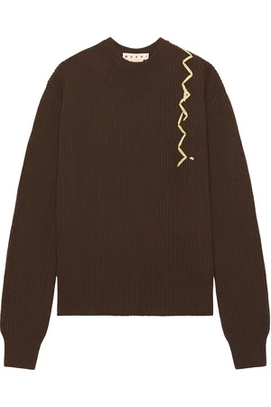Marni Roundneck Sweater in - Brown. Size 52 (also in ).