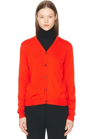 The Row Hotie Cardigan in - Red. Size M (also in XL, XS).