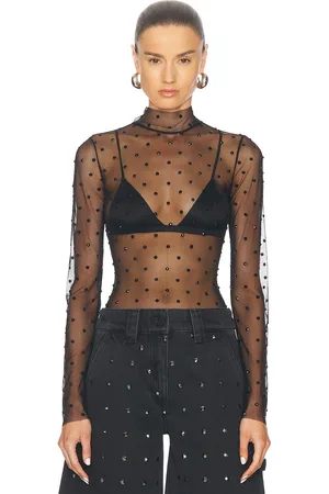 Retrofete Lilith Mesh Top in - . Size L (also in M, S, XL, XS).