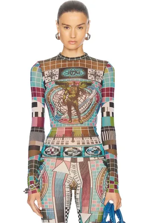 Jean Paul Gaultier Mire Long Sleeve Top in - Multi. Size XXS (also in ).