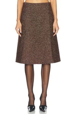 SANDY LIANG Mercury Skirt in - Brown. Size 2 (also in 4).