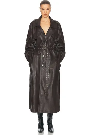 Ludovic De Saint Sernin Amanda Trench Leather Coat in - . Size M (also in XS).