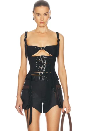 MUGLER Corset Tank Top in - . Size 42 (also in ).