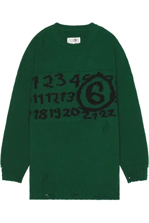 Maison Margiela Crewneck Sweater in - Dark Green. Size M (also in ).