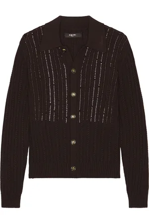 AMIRI Long Sleeve Shirt in - Brown. Size L (also in M, S).