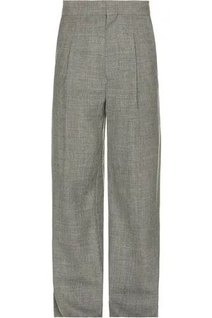 FEAR OF GOD Single Pleat Wide Leg Trousers in - Grey. Size 46 (also in ).