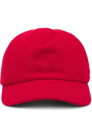 GABRIELA HEARST Zed Baseball Hat in - Red. Size all.