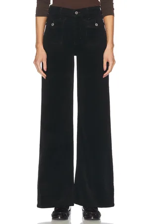 Citizens of Humanity Raven Patch Pocket Wide Leg Pant in - Brown. Size 26 (also in 33, 34).