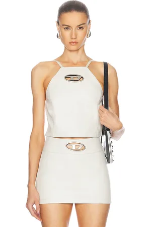 Diesel Backless Tank Top in - White. Size 40 (also in 42).