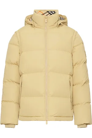 Burberry Short Down Jacket in - Beige. Size L (also in M, S, XL/1X).
