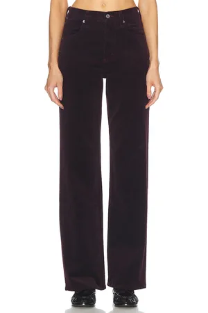 Citizens of Humanity Annina Trouser in - Burgundy. Size 30 (also in ).
