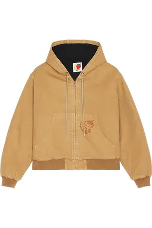 Sky High Farm Sh4u Hooded Work Jacket in - Brown. Size M (also in ).