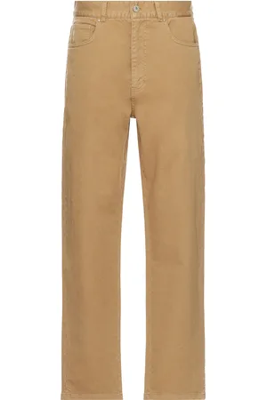 Barbour Washed Stretch Twill Regular Fit Trouser in - Tan. Size 36 (also in ).
