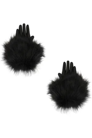 Saint Laurent Faux Fur Leather Gloves in - . Size 7 (also in 7.5).