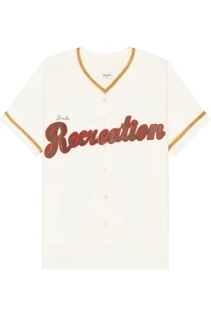 BODE Baseball Shirt in - Cream. Size M (also in S).