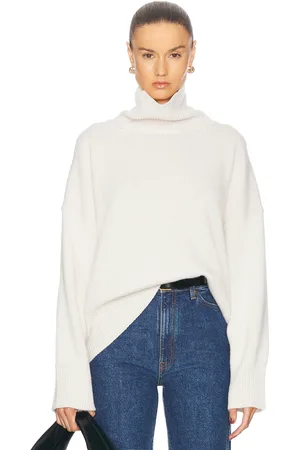 Skall Studio Silene Turtleneck Sweater in - Ivory. Size L (also in S).