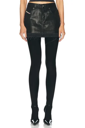 Diesel Denim Mini Skirt in - Black. Size 24 (also in 25, 26, 27, 28, 29).