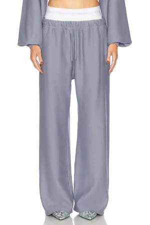 Alexander Wang Wide Leg Sweatpant in - Blue. Size XS (also in ).