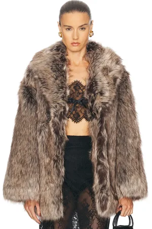 LPA Elliana Coat in - Brown. Size L (also in M, S, XS).