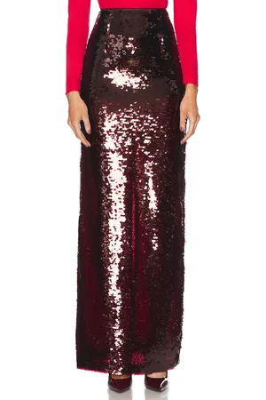 Ila Gigi Long Skirt in - Burgundy. Size 34 (also in 40).