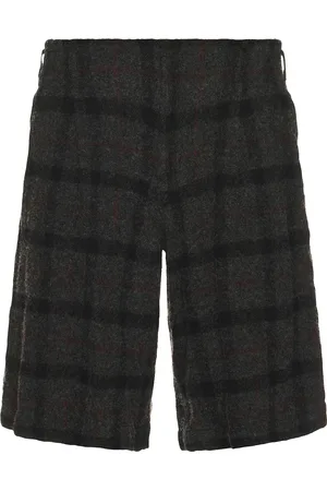 Comme des Garçons Check Shorts in Gray Black & Red - Black. Size L (also in ).