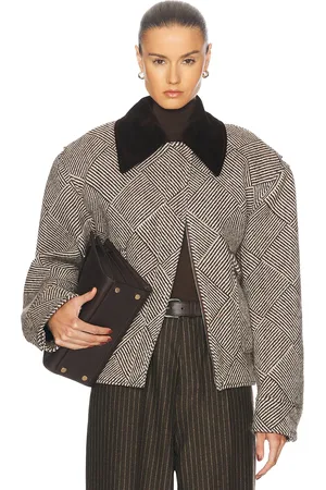 Stella McCartney Zipped Jacket in - Chocolate. Size 40 (also in ).
