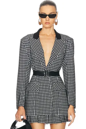 Norma Kamali Single Breasted Boy Fit Riding Jacket in - Black. Size M (also in S, XS).