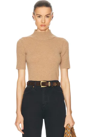 Khaite Cecil Cashmere Sweater in - Beige. Size L (also in S, XS).