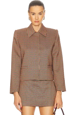 SER.O.YA Jessamine Jacket in - Brown. Size M (also in S, XS).