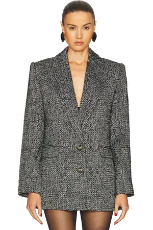 SER.O.YA Cecilia Blazer in - Charcoal. Size L (also in ).