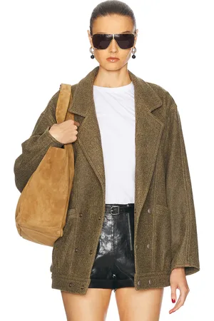 R13 Double Breasted Jacket in - Tan. Size L (also in ).