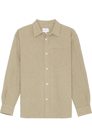 Norse projects Mo Oversized Striped Shirt in - Beige. Size M (also in ).