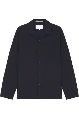 Norse projects Carsten Solotex Twill Shirt in - Navy. Size L (also in M, S).
