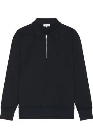Norse projects Ketel Relaxed Organic Norse Logo Half Zip in - Navy. Size L (also in ).