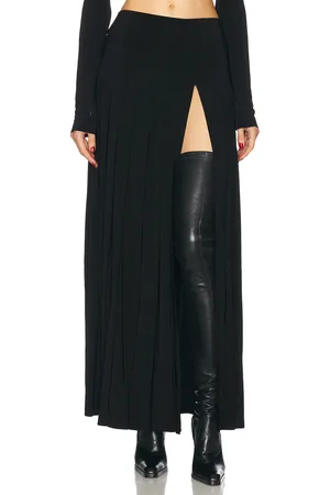 Norma Kamali For FWRD Pleated Long Skirt in - . Size L (also in M, S, XS).