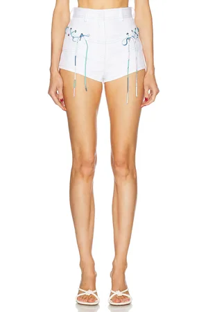 Emilio Pucci High Waist Mini Short in - White. Size 38 (also in ).