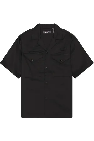 WAO Satin Western Short Sleeve Shirt in - . Size L (also in M, S, XL/1X, XS).