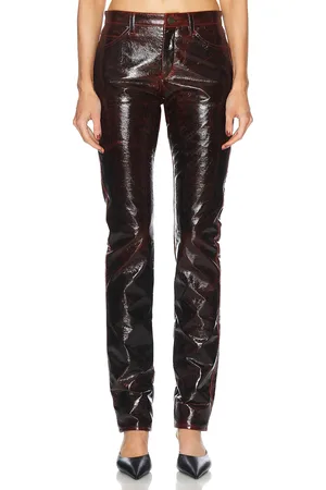 Isabel Marant Lovis Pant in - Wine. Size 34 (also in 38, 42).