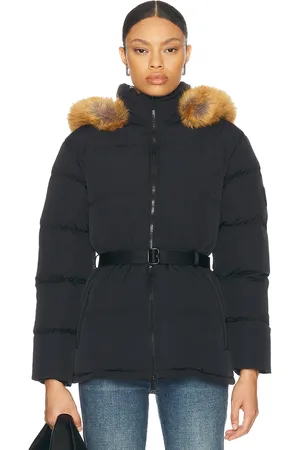 Burberry Short Waisted Down Parka in - Black. Size L (also in M, XS).