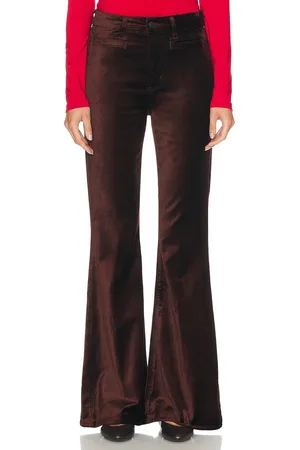 Citizens of Humanity Lilah Flare With Welt Pocket in - Brown. Size 27 (also in 28, 32).